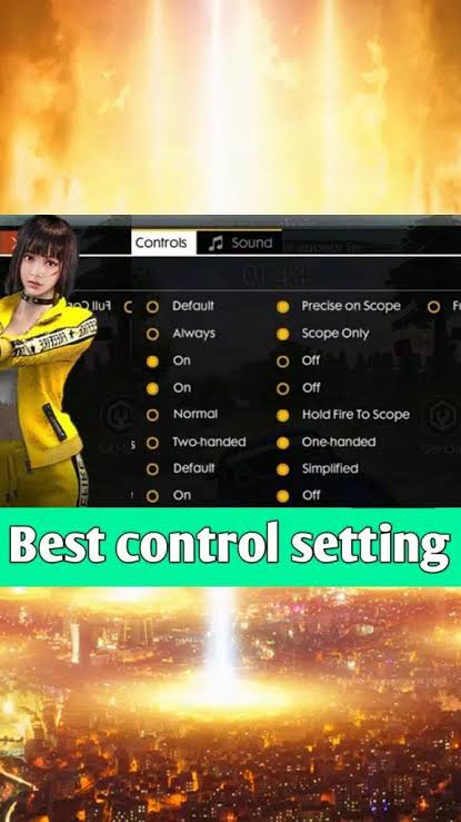 Best Free Fire Sensitivity and Control Settings for headshot